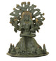 The Magnificence of Dakshinamurti Shiva in Brass | Handmade 12 Inch antique