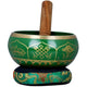 Brass Tibetan Buddhist Ashtamangala Singing Bowl (Height: 7.5 cm)