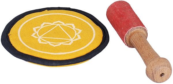 Brass Tibetan Buddhist Auspicious Singing Bowl (Height: 5 cm)