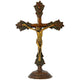 Brass Lord Jesus Christ on Cross Idol (19 x 10 x 29 cm)