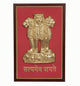 AONA Brass Ashoka Stambh / Pillar State Emblem of India | Wall Hanging Art with Satyamev Jayate 
