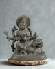 AONA Bronze Goddess Durga Seated on Lion Idol 