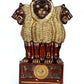 Large Brass National Emblem of India | Suitable for Standing Display and Wall Mounting red and gold 34 inches