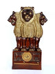 Large Brass National Emblem of India | Suitable for Standing Display and Wall Mounting red and gold 34 inches