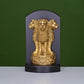 Ashoka Stambh Brass Emblem | Symbolic Memento Sculpture 9 inches