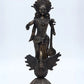 Goddess Saraswati Standing on Swan | Tribal Brass Statue - 14 Inch