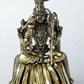 Natural Brass Statue of Goddess Rajarajeshwari 4 inches