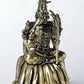 Natural Brass Statue of Goddess Rajarajeshwari 4 inches