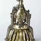 Natural Brass Statue of Goddess Rajarajeshwari 4 inches