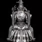 Brass silver Statue of Goddess Rajarajeshwari 4 inches