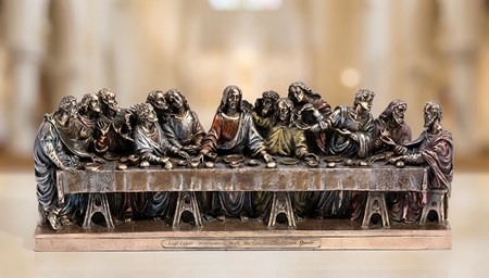 Resin The Last Supper showpiece (Height 3.5 Inch)