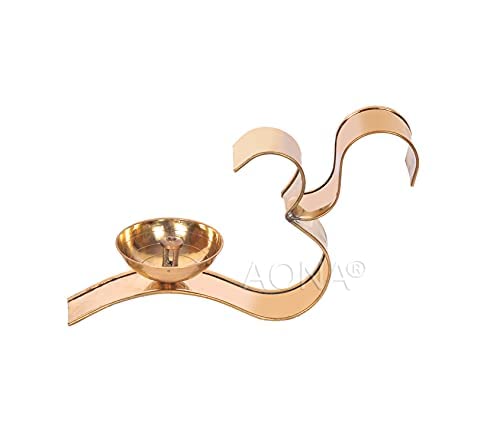 Brass Diya On Om Deepam Deepak Deep Brass Diya Oil Lamp Entryway Setting