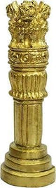 Brass Ashoka Pillar Table Top for Offices Height 4 Inch