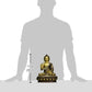 India Lord Buddha in Vitarka Mudra Brass Statue Idol Height : 13 inches