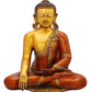 Lord Buddha Decorative Statue Idol - (Brass, Height 15")