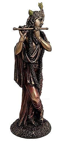 Murli Krishna in Bonded Bronze 24 Inches Craft Detail