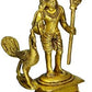 Kartikeya with Peacock Brass Idol Height 4.5 inches