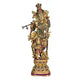 Lord Krishna Idol Krishna, Figurine Sculpture Home Office Temple Best Gift Item in Brass Height : 30 Inch