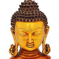 Lord Buddha Statue Decorative Item - (Brass Height 11")