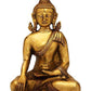 Lord Buddha Decorative Idol Enlightment Pose - (Brass Height 7")