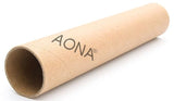 Gold foil poster roll, kraft tube with AONA logo