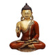 Lord Buddha Idol Statue - (Brass, Height 12")