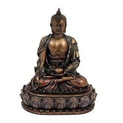 Lord Buddha Decorative Idol Figurine - (Resin, Height 5.5")