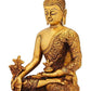 Decorative Lord Buddha Idol Medicine Pose - (Brass, Height 8")