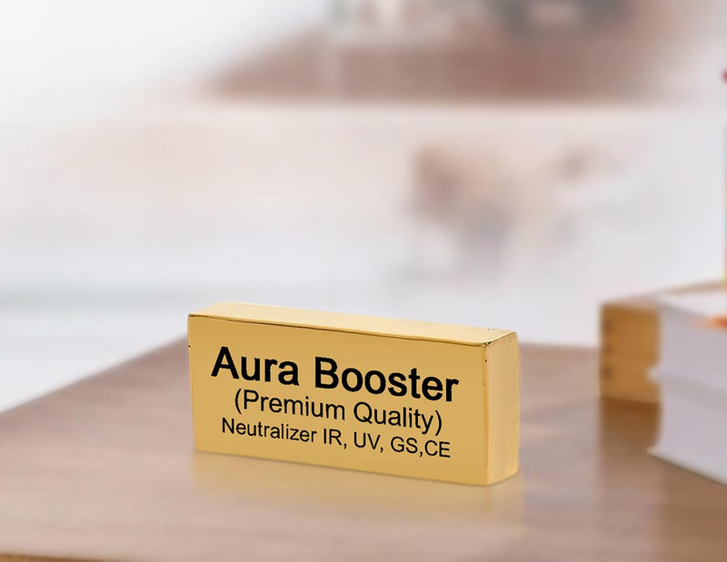 Brass Vastu Aura Booster Neutralize IR/UV/GS/CE Feng Shui Showpiece (Height 1 Inch)