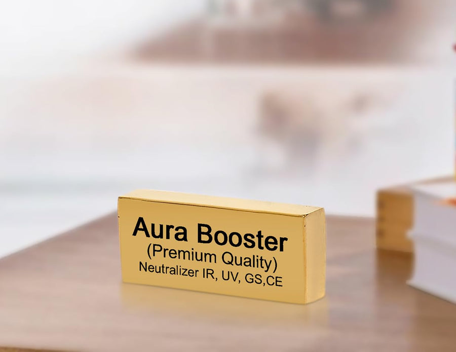 Brass Vastu Aura Booster Neutralize IR/UV/GS/CE Feng Shui Showpiece (Height 1 Inch) Craft Detail