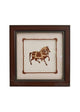 Wooden Art Work Horse Frame Wall Decor 8 x 8 Inch