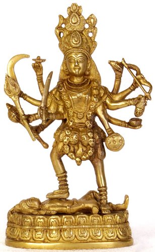 Maa Kali Statue Murti Idol, 22.86cm X 12.7cm