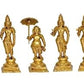 Brass Vishnu Dashavatar Statue Idol for Home Decor Temple | Diwali | Height : 9 Inches (Each) | Set of 10