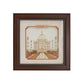 Wooden Art Work TalMahal India Frame Wall Decor 8 x 8 Inch