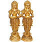 Brass Pair of Deepalakshmi Statues, Height 36 inches I Home Decor