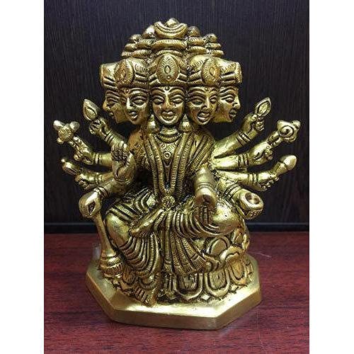Brass Gayatri Mata Statue (Height : 5 Inch)