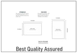 Poster size: 18 x 12 inch, print area 12 x 12 inch, 300 GSM paper