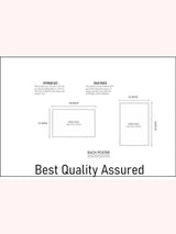 Poster size chart: 18 x 12 inch print on thick paper for wall poster