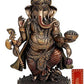 Resin Lord Ganesha in Cold Cast Bonded Bronze Height 8 Inches (Multicolour)