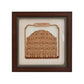 Wooden Art Work Hawa Mahal Jaipur India Frame Wall Decor 8 x 8 Inch