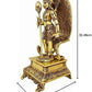 Brass Lord Murugan Kartikeya Murugana Kumaraswamy Karthikeya Standing Idol Swaminatha Skanda Murti Swami Ji Kartik Statue Subramanya Height 12 Inches