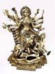 AONA Brass Colossal Size Goddess Maa Durga | Mahishasurmardini Idol 