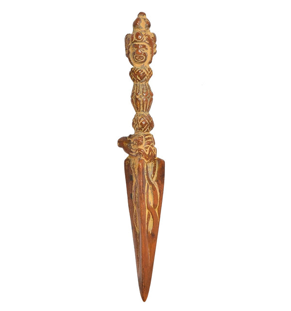 Brass Tibetan Handmade Dorje Vajra Furba Phurpa Dagger Adjustable Pendants (Height: 5 inch) Entryway Setting