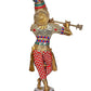 Brass Bhagwan Krishna Krishn Idol Statue Murti for Home Office, Height : 23 inch