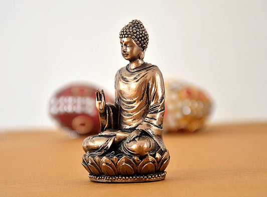 Polyresin Buddha Statue (Height 3 inches)