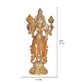 Brass Vishnu Ji Standing Vishnu Idol Vishnu Statue Height 12.5 Inch