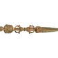 Brass Tibetan Handmade Dorje Vajra Furba Phurpa Dagger Adjustable Pendants (Height: 9 inch)