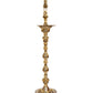 Brass Oil Lamp Diya Stand with Peacock Design - Handcrafted Indian Decor for Home and Pooja (Height 39 Inch)