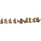 Brass Chota Navagraha Set - Brass Idol Height 3 Inch