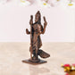 Copper Standing Lord Kartikeya Murugan Murti Decorative Showpiece Copper Murti for Home Decor Mandir Pooja Temple (Height 3 Inch)